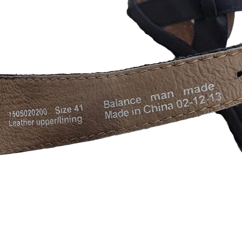 Dansko Janis Black Leather Ankle Strap Sandals Comfortable Women’s Size … - Picture 13 of 17